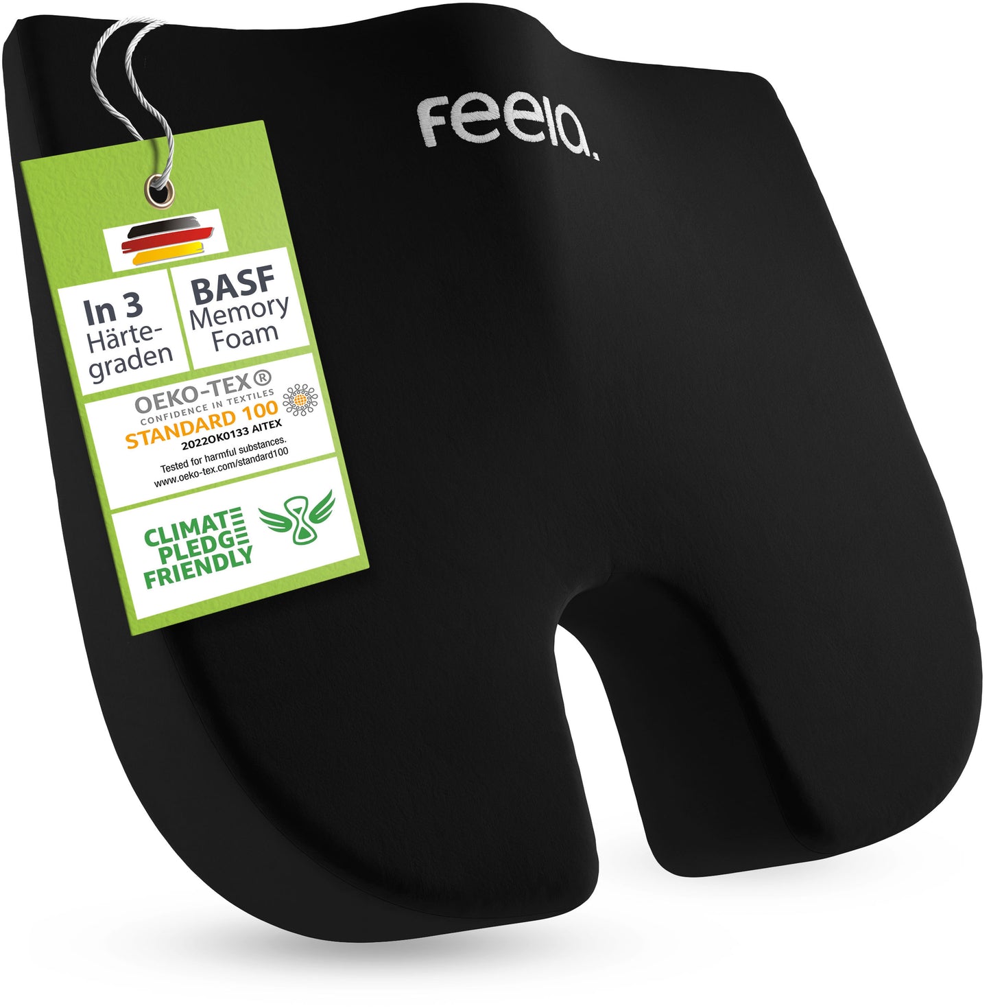 Orthopädisches Keilkissen feela.® (Schwarz) NEU